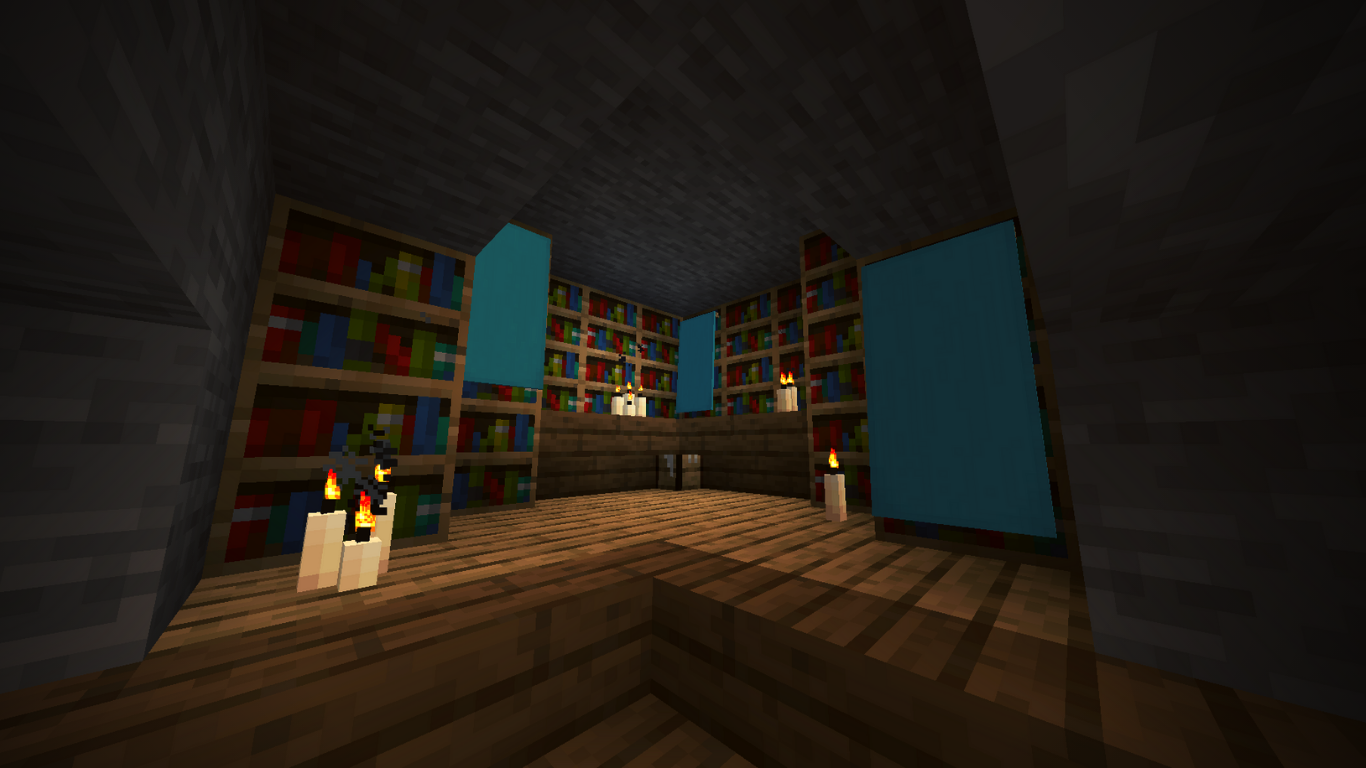 Biblioteca de velas de Minecraft